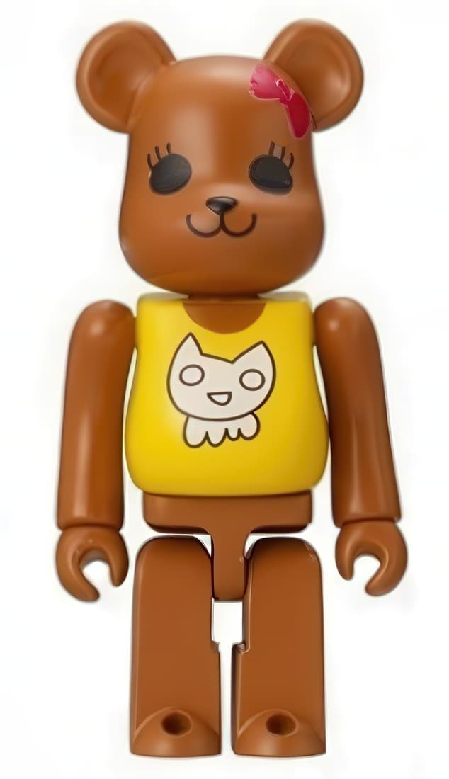Bearbrick AKB48 Team A Kojima Haruna 7-Eleven Unbreakable Keychain 100% - 1