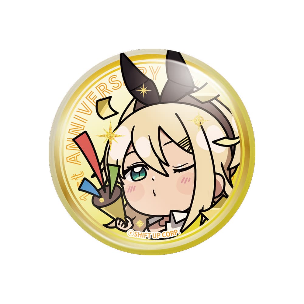 Goddess of Victory: NIKKE Rupee 1st Anniversary Pin Badge - 1