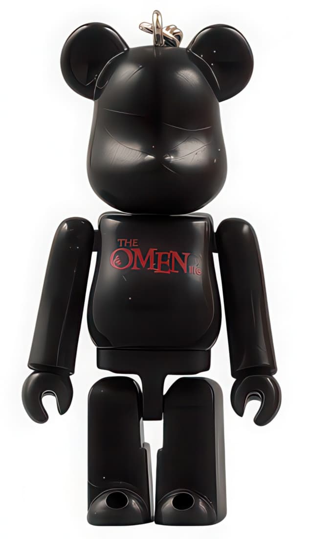 Bearbrick Pepsi NEX FOX The Omen Keychain 70% - 1