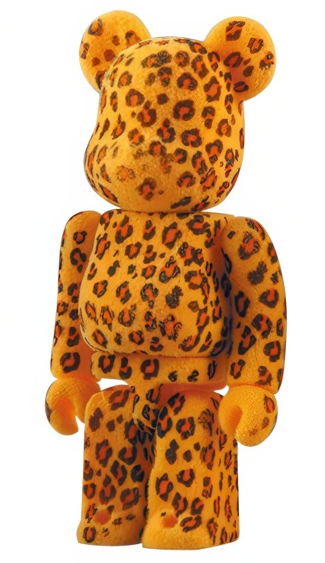 Bearbrick Series 19 Flocky Leopard 100% - 1