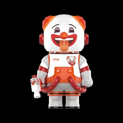Pop Mart Space Molly Emoji Why So Serious 100% - 1