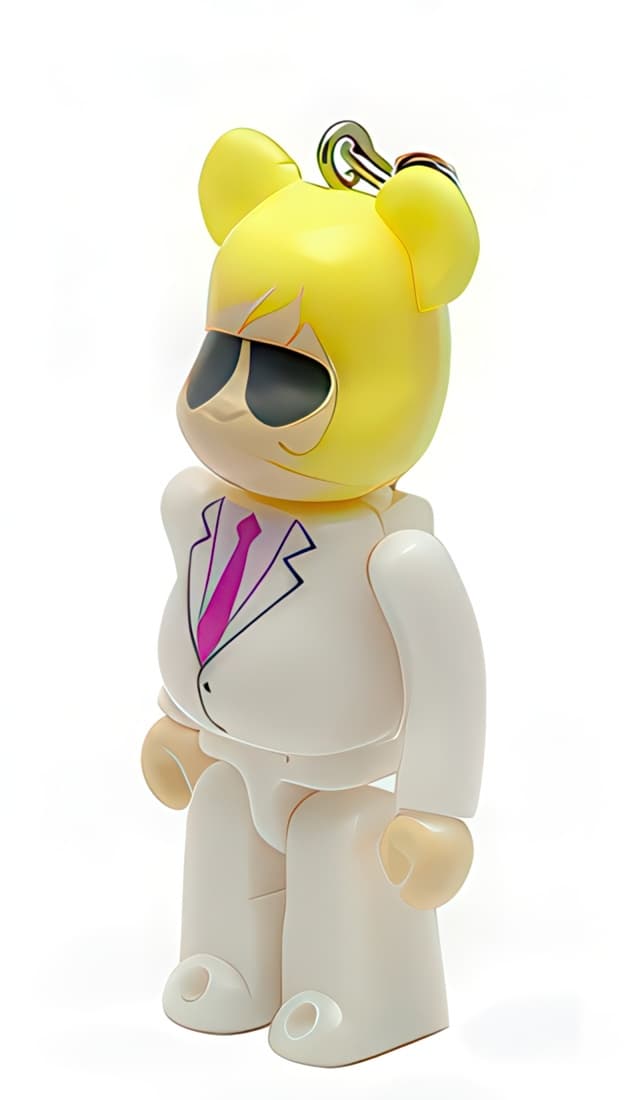 Bearbrick Pepsi NEX Gundam vol. 2 Char Aznable A Keychain 70% - 1