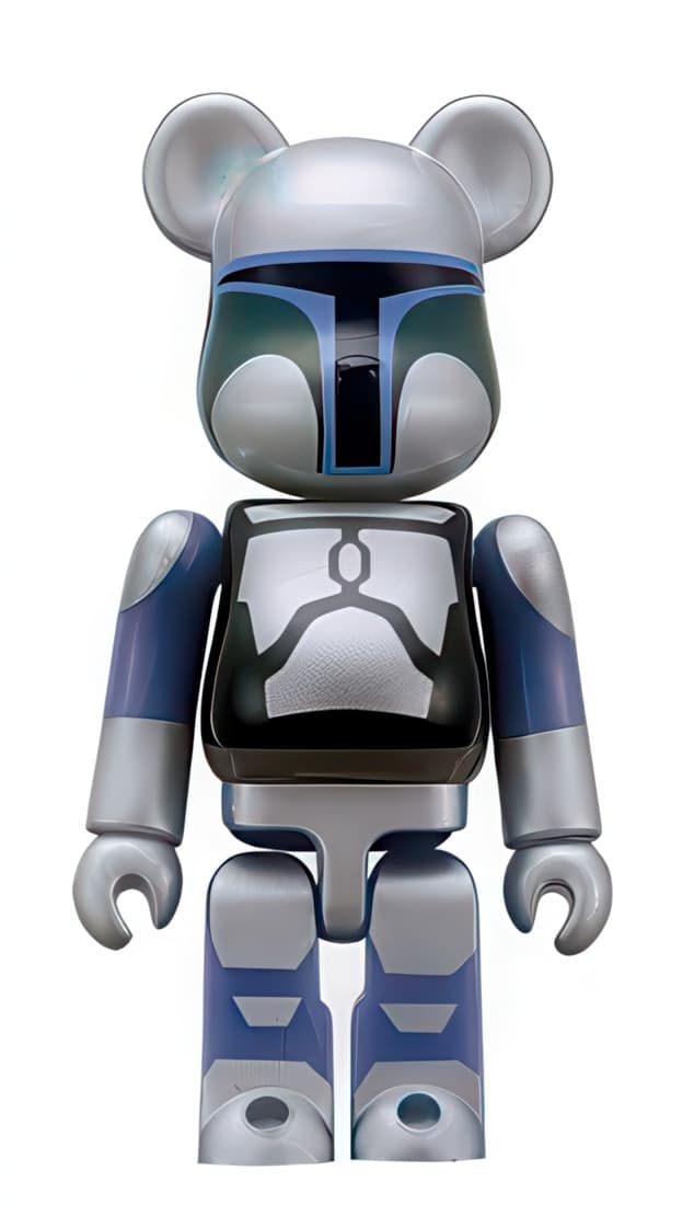 Bearbrick Pepsi NEX Star Wars 30 years Celebration Jango Fett Keychain 70% - 1