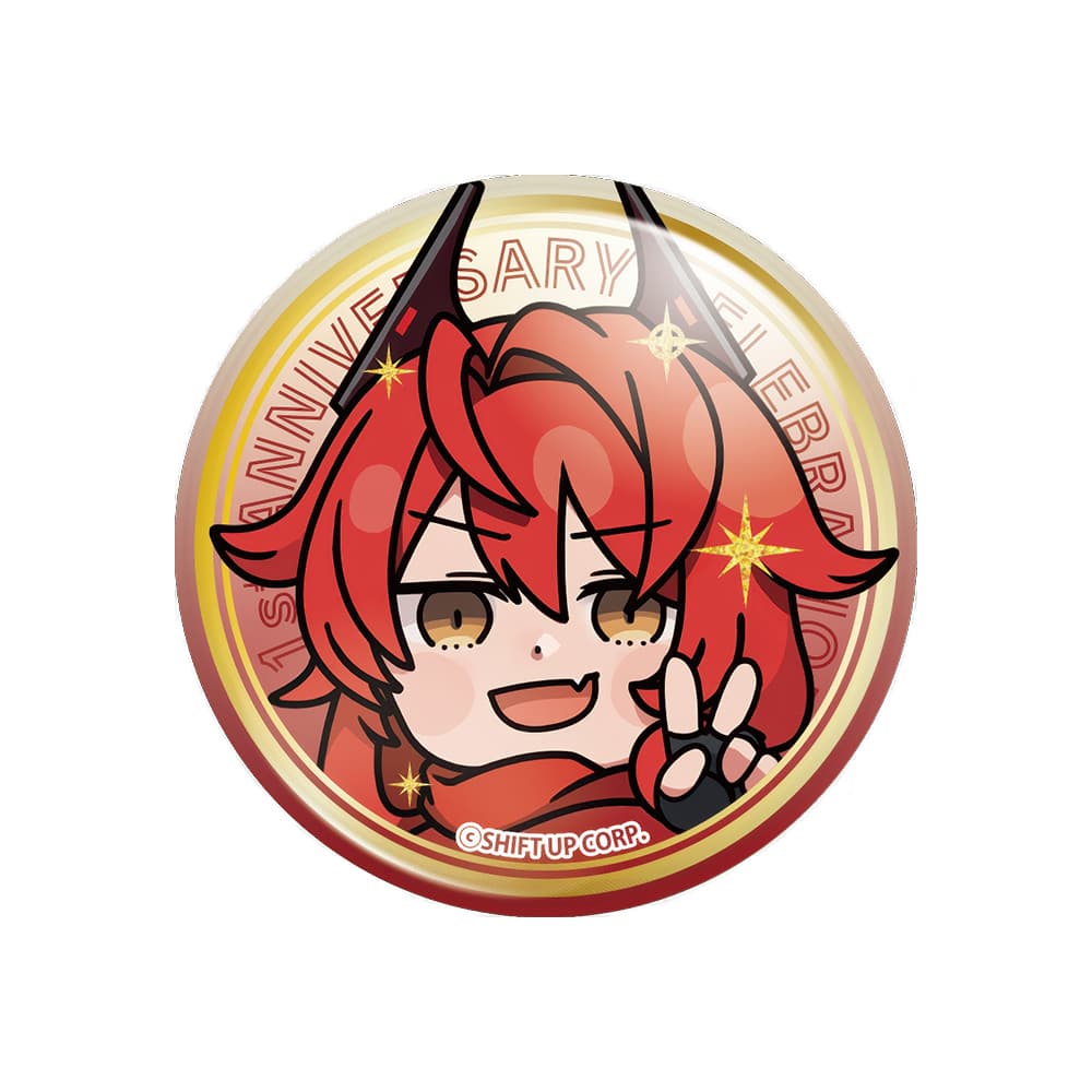 Goddess of Victory: NIKKE Red Hood 1st Anniversary Pin Badge - 1