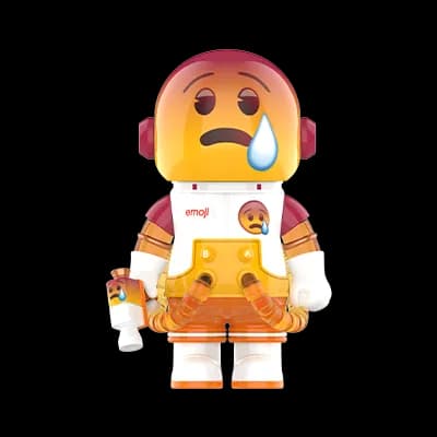 Pop Mart Space Molly Emoji A Trying Situation 100% - 1