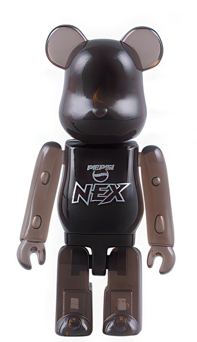 Bearbrick Pepsi NEX Mos Burger Pepsi Keychain 50% - 1