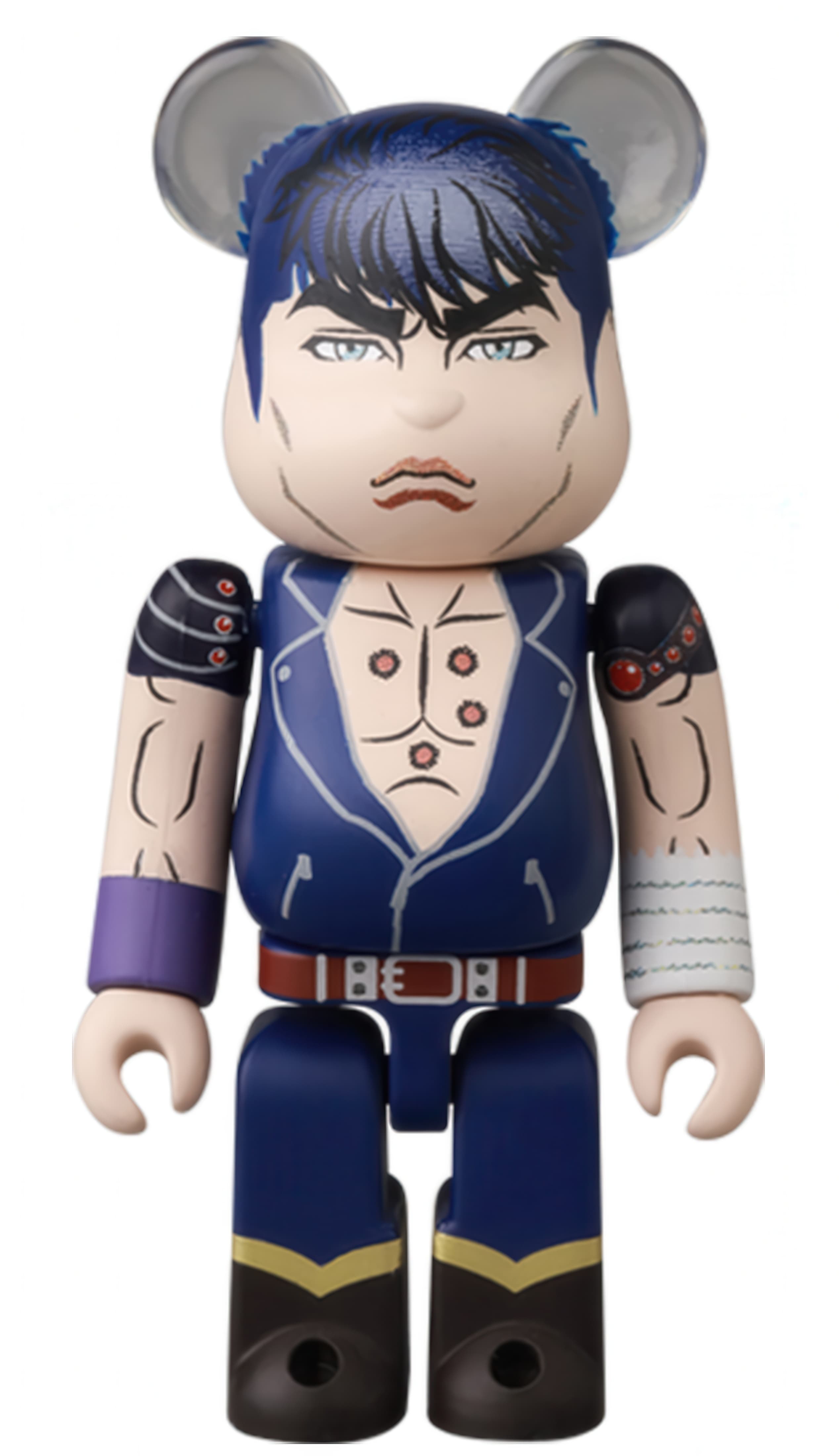 Bearbrick Series 47 Fist of the North Star Kenshiro 100% - 1