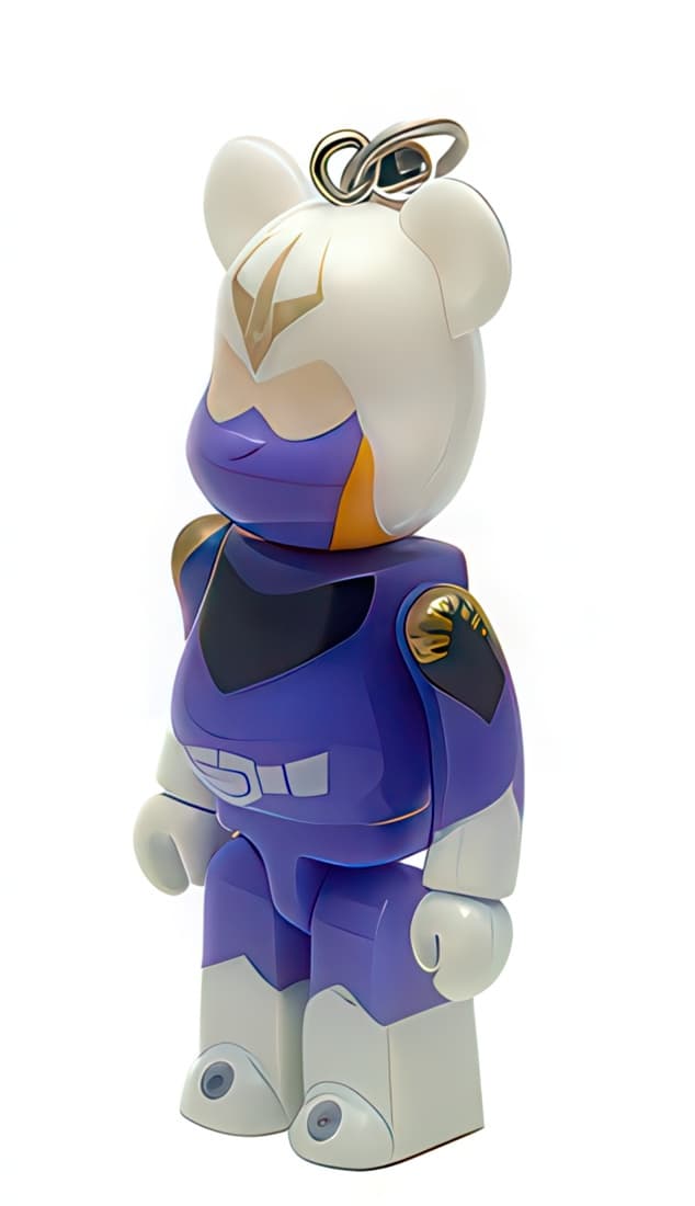 Bearbrick Pepsi NEX Gundam vol. 2 Kycilia Zabi Keychain 70% - 1