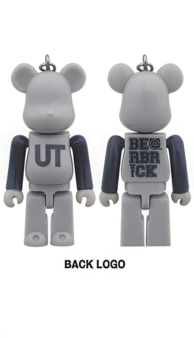 Bearbrick UNIQLO Back Logo Keychain 70% - 1