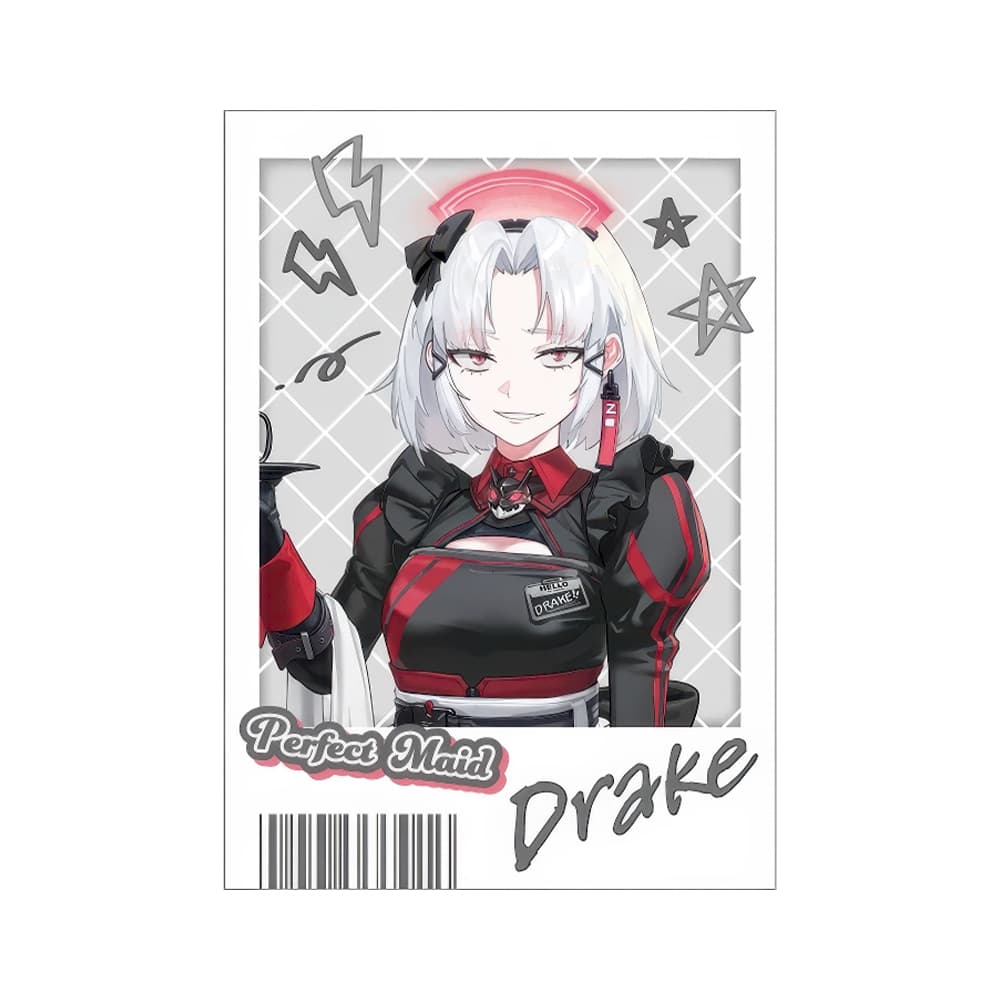 Goddess of Victory: NIKKE Drake Happy Maid Fair Barcoded Polaroid - 1