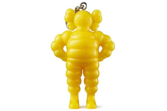 KAWS Chum Keychain Yellow 50% - 1