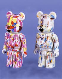 Bearbrick Trash St.Valentine Set Of Two 100% - 1