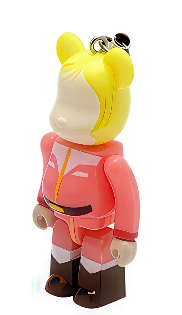 Bearbrick Pepsi NEX Gundam Sayla Mass Keychain 70% - 1