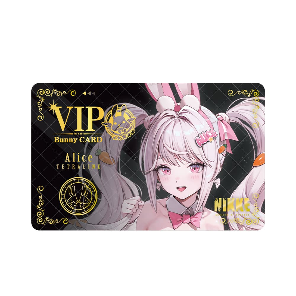 Goddess of Victory: NIKKE Alice Golden Coin Rush VIP Bunny Card - 1