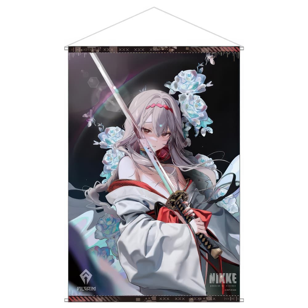 Goddess of Victory: NIKKE Scarlet Black Shadow Longing Flower B2 Tapestry - 1