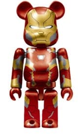 Bearbrick Iron Man Happy Kuji 2024 Iron Man Mark 46 #12 100% - 1