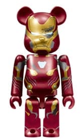 Bearbrick Iron Man Happy Kuji 2024 Iron Man Mark 50 (Battle Damaged Ver.) #14 100% - 1