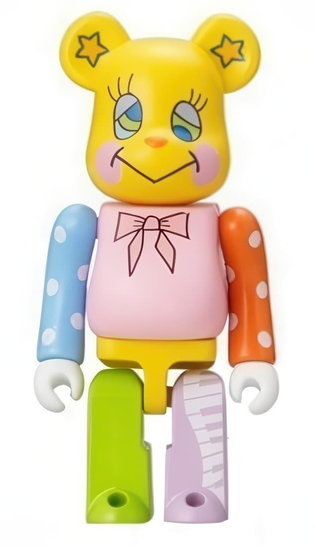 Bearbrick AKB48 Team K Matsui Sakiko 7-Eleven Unbreakable Keychain 100% - 1
