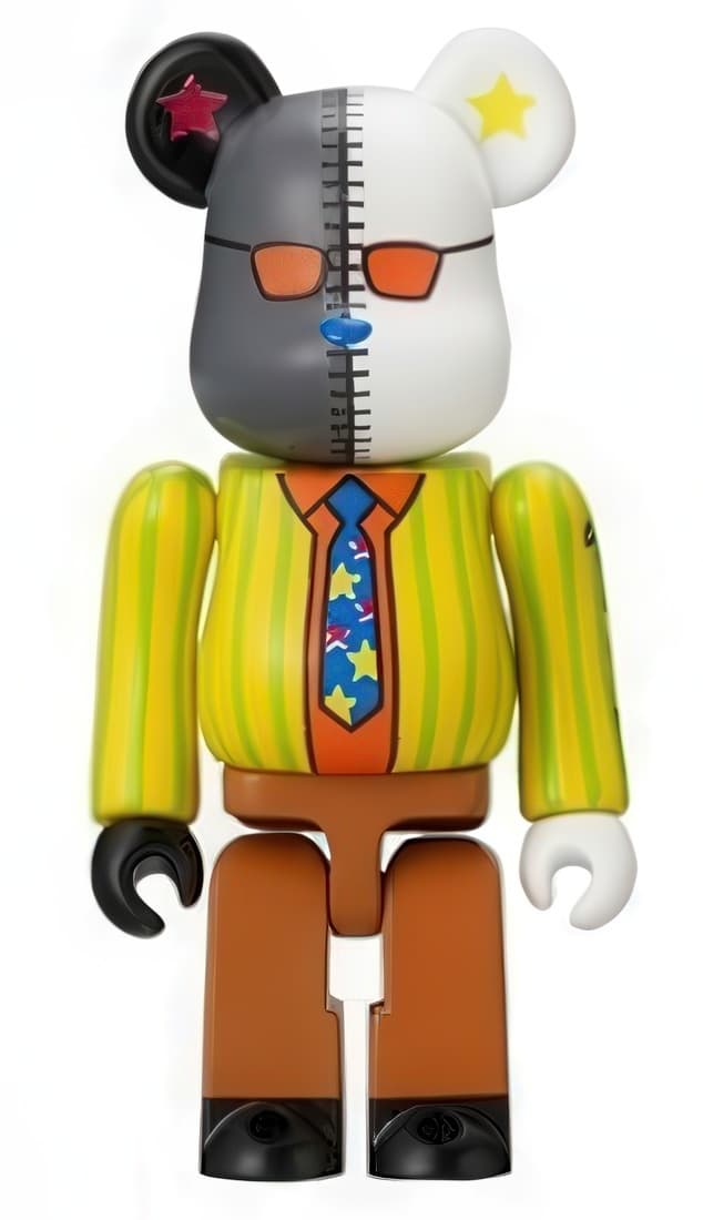Bearbrick AKB48 Team K Oshima Yuko 7-Eleven Unbreakable Keychain 100% - 1