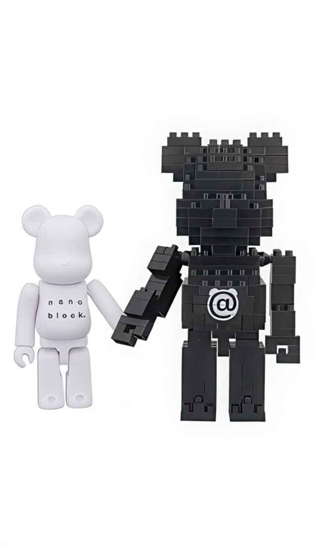 Bearbrick Bearbrick x Nanoblock SET A 100% - 1