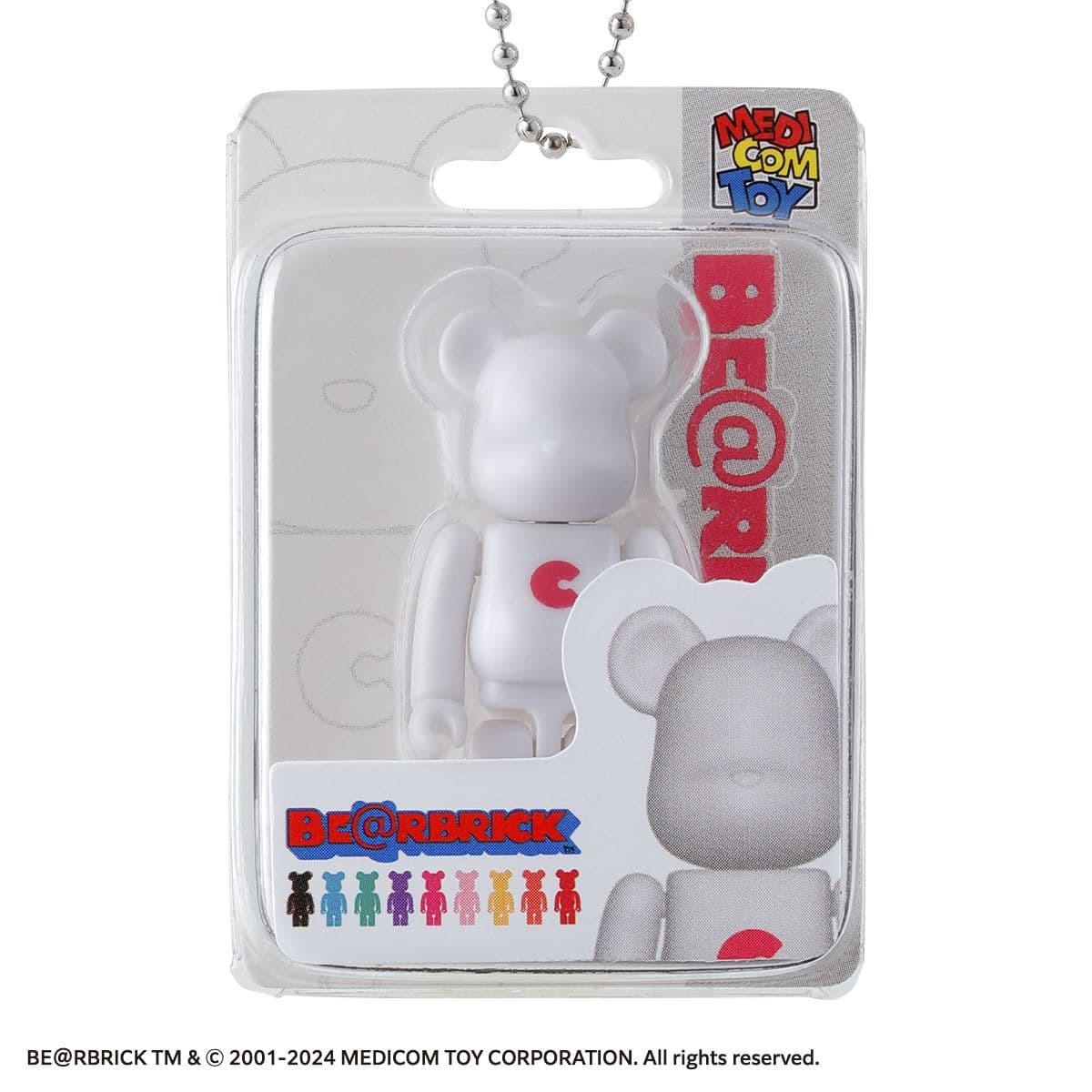 Bearbrick Gashapon Charm White Letter "c" 50% - 1